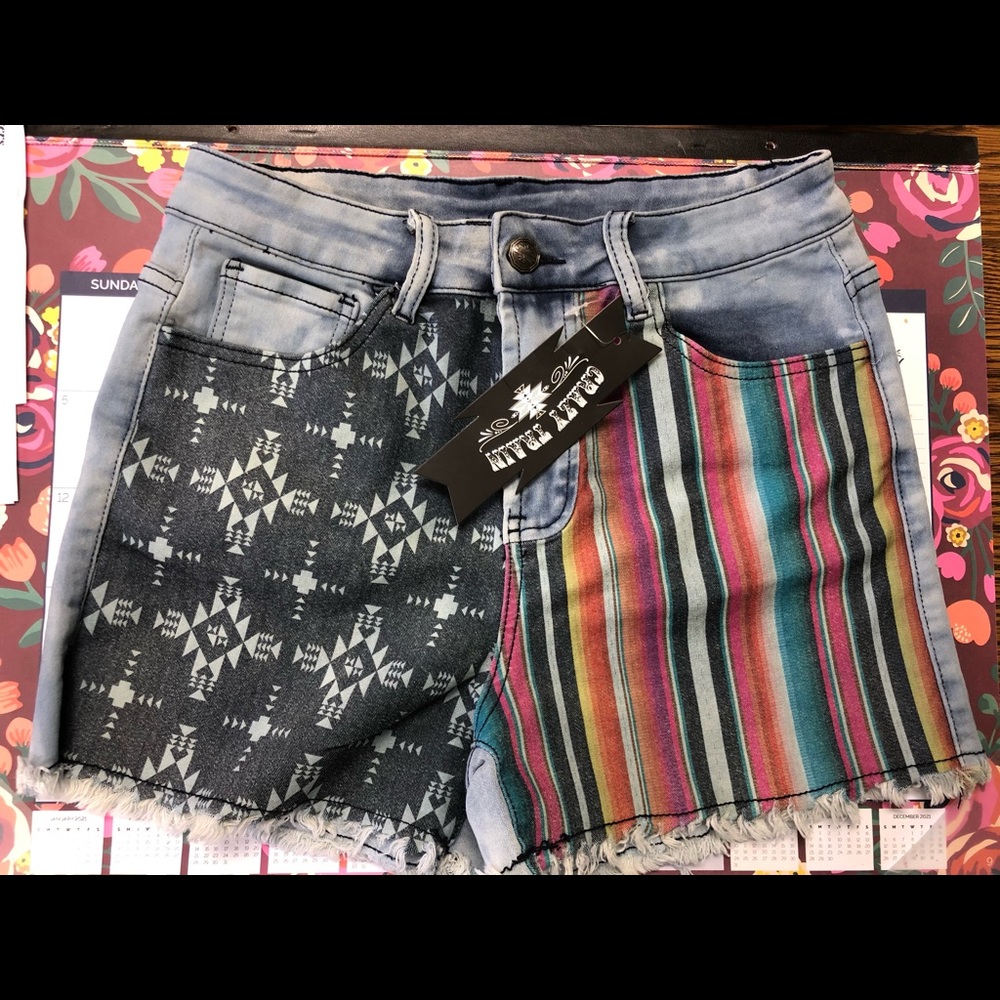 Crazy Train printed shorts